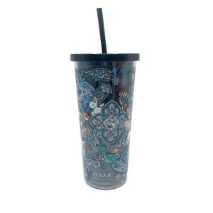 Vera Bradley X Disney Toy Story Tumbler w/ Lid & Straw Blue BPA Free Double Wall